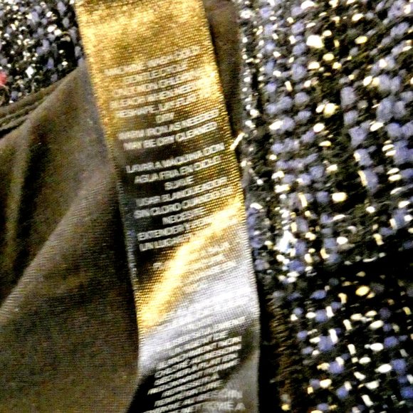 WHBM Jacket Black Classic Office Suit Blazer Tweed Multicolor Dress-up Size 6 - Picture 11 of 11